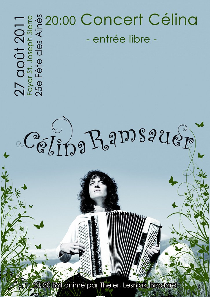 Flyer Concert Céline Ramsauer